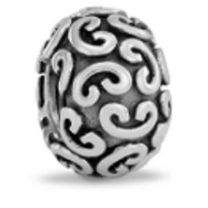 Pandora Retired Spiral Design Charm